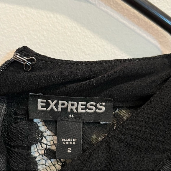 Women’s Black Express Lace BodyCon Dress - Picture 6 of 6